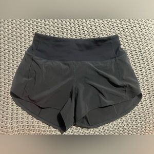 lululemon speed up mid rise lined short 4 inch